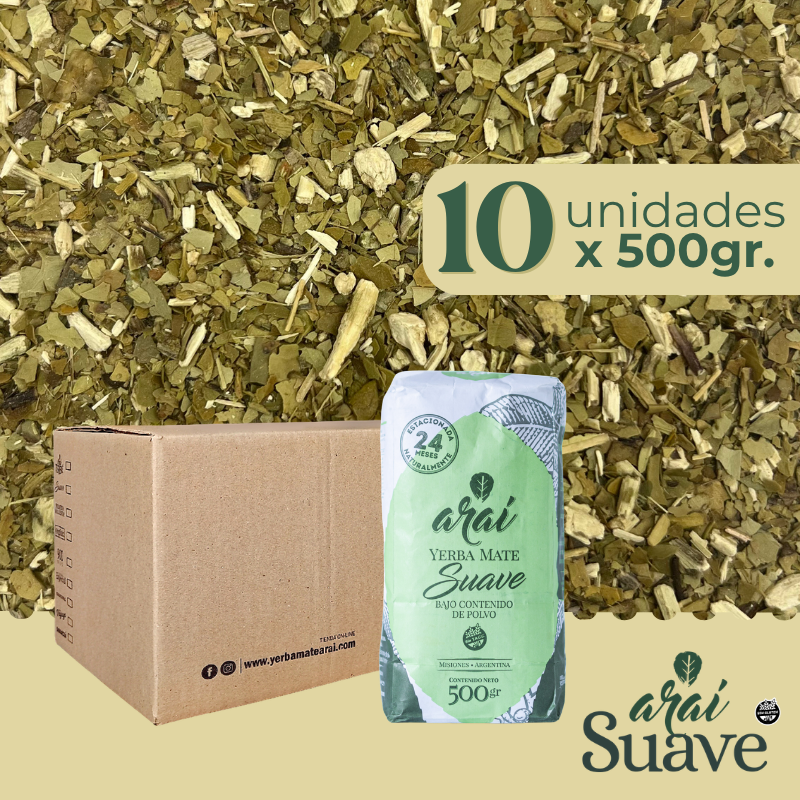 Yerba Mate Araí Suave SG Pack x 500gr